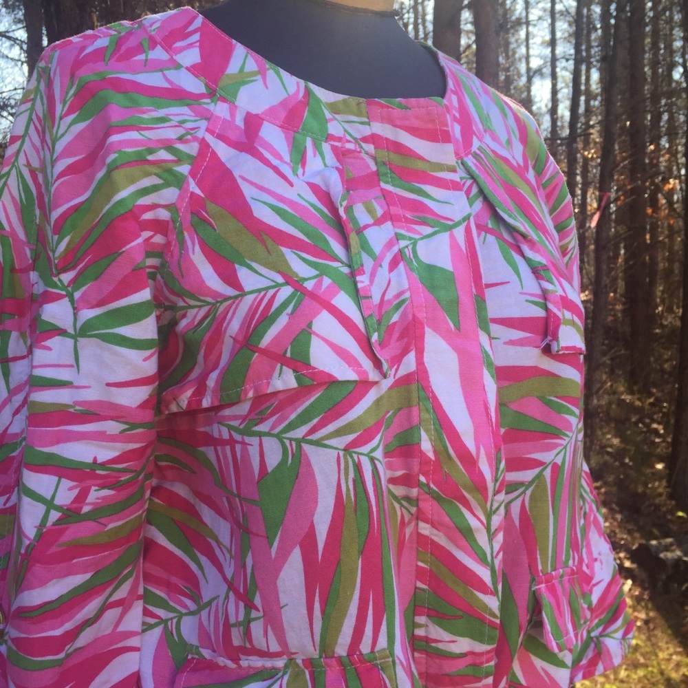 Ruby Rd Jacket 10 Linen Blend Tropical Beach Boat - image 4